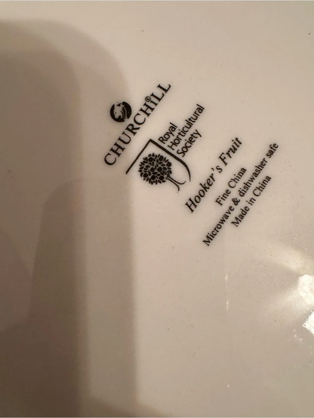 Queens Royal Horticultural Society Hookers Fruit Salad Plates (3) 8-3/8